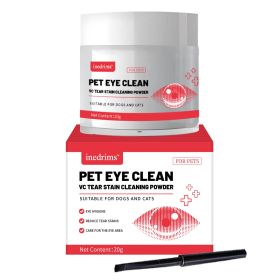 Pet Tear Stain Removal Powder - Natural And Gentle Formula, Eye And Fur Care, Tear Stain Removal And Brightening, An Essential Product For Pet Ey (Option: 1PC)