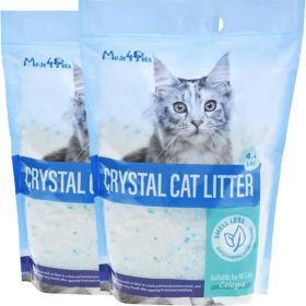 Crystal Cat Litter For Pets, No Caking, Odor Control, Light Weight, Low Dust, Easy To Use (Option: Cologne-6Pack)