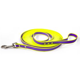 New Style PVC Coated Two-color Waterproof Training Rope (Option: Purpleyellow-5M)