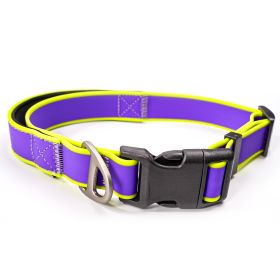 Fashionable New Tactical Collar Allows You To Better Control Your Beloved Dog (Option: Purple-60cm)